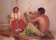 Sharp Joseph Henry The Broken Bow or father and son china oil painting reproduction